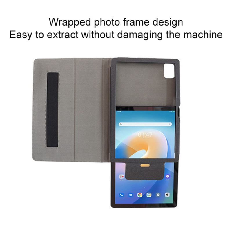 For T-Mobile REVVL Tab Case Skin-touch Leather Stand Tablet Cover with Wristband Design For T-Mobile REVVL Tab Case Skin-touch Leather Stand Tablet Cover with Wristband Design